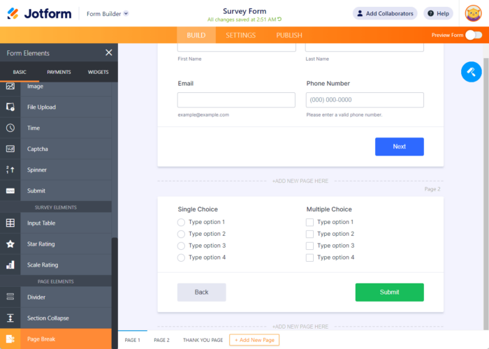 How To Create a Multi-Page Form With Jotform