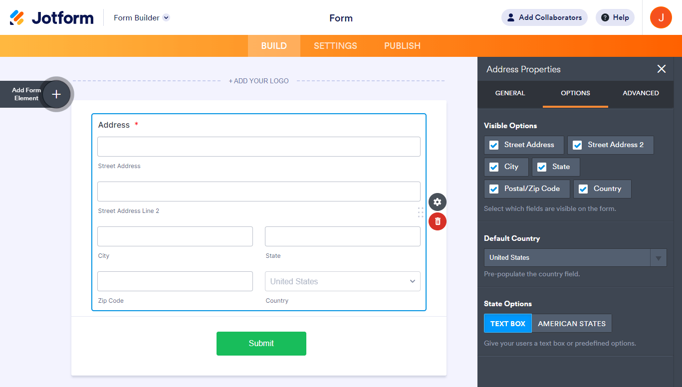 How To Add and Set up the Address Field