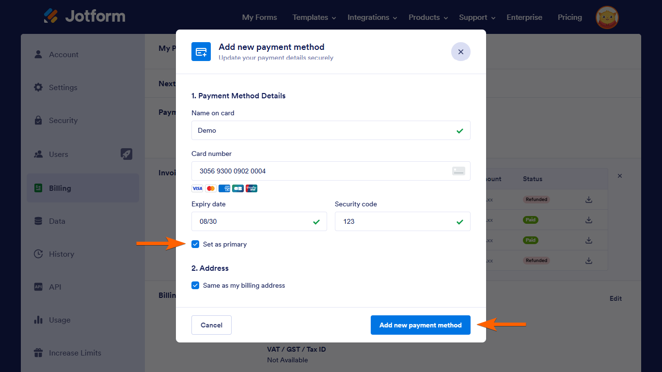 How to Change and Manage Account Payment Methods