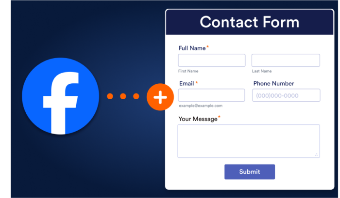 Adding A Contact Form to Your Company Facebook Page