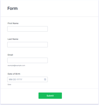 Setting Up Form Columns