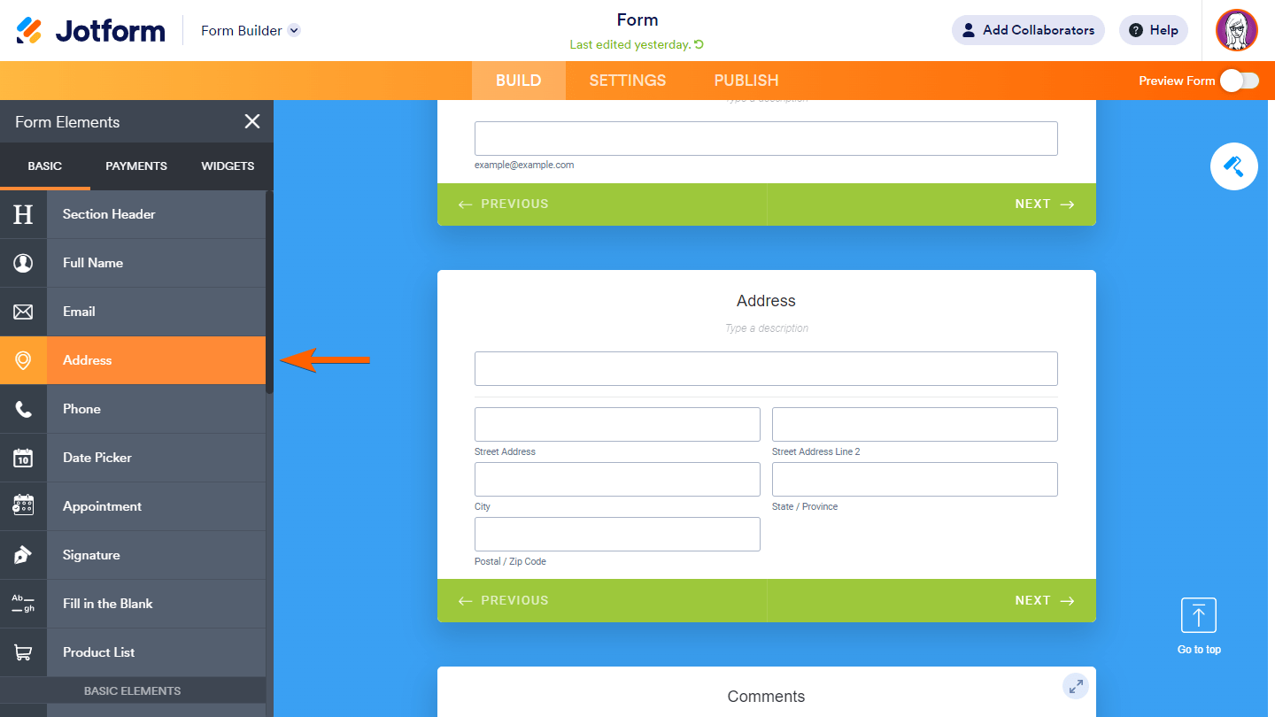 How to Enable Geolocation in Jotform Cards