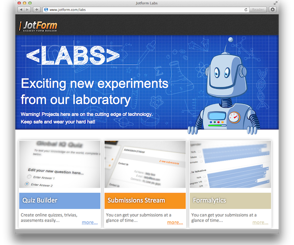 Introducing Jotform Labs
