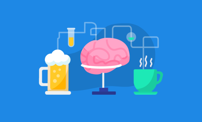 This is your brain on caffeine vs. alcohol