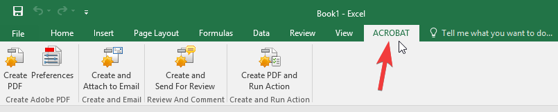 export excel to pdf