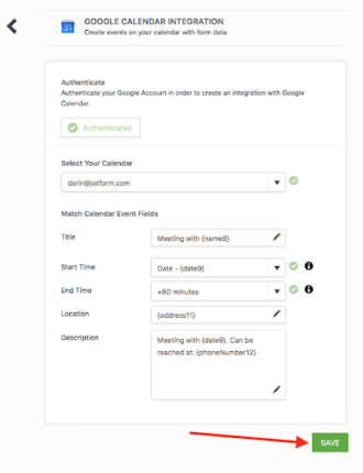 Announcing a new Google Calendar integration | The Jotform Blog