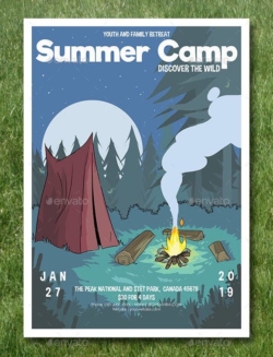 10 beautiful summer camp flyer templates | The Jotform Blog