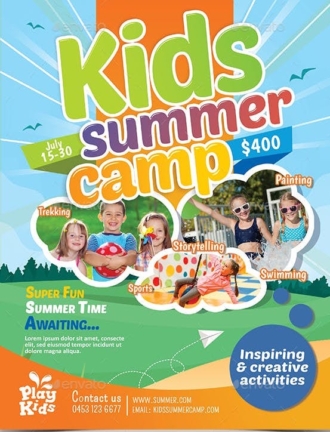 10 beautiful summer camp flyer templates | The Jotform Blog