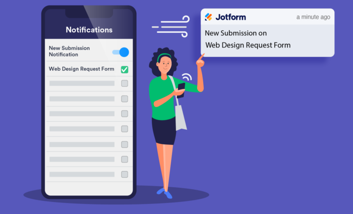 How to use Jotform Mobile Forms to customize form notifications