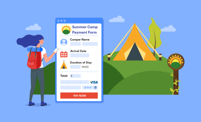 Comment mieux gérer votre camp d'été avec les formulaires de paiement