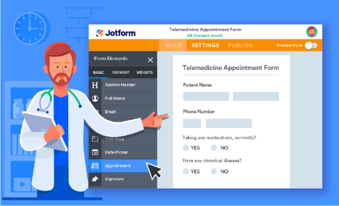 7 ways to use Jotform for telemedicine