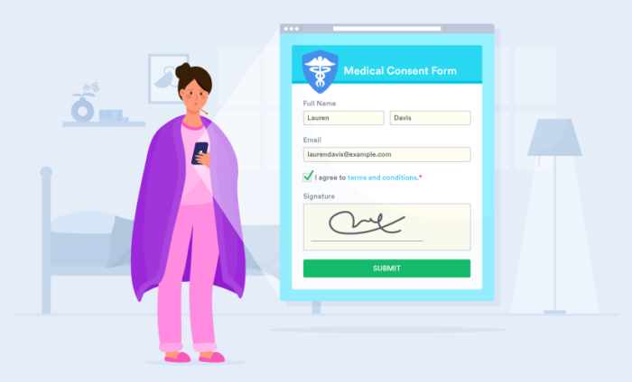 How to get patient consent online