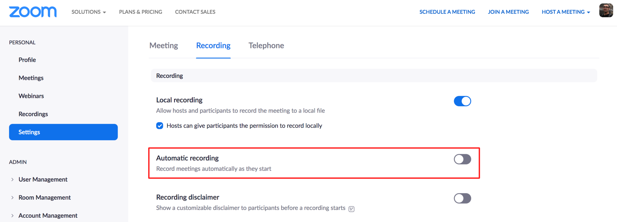 download a zoom recording