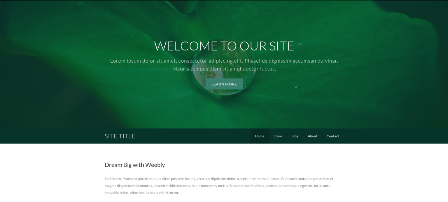 5 of the best free Weebly templates for websites The