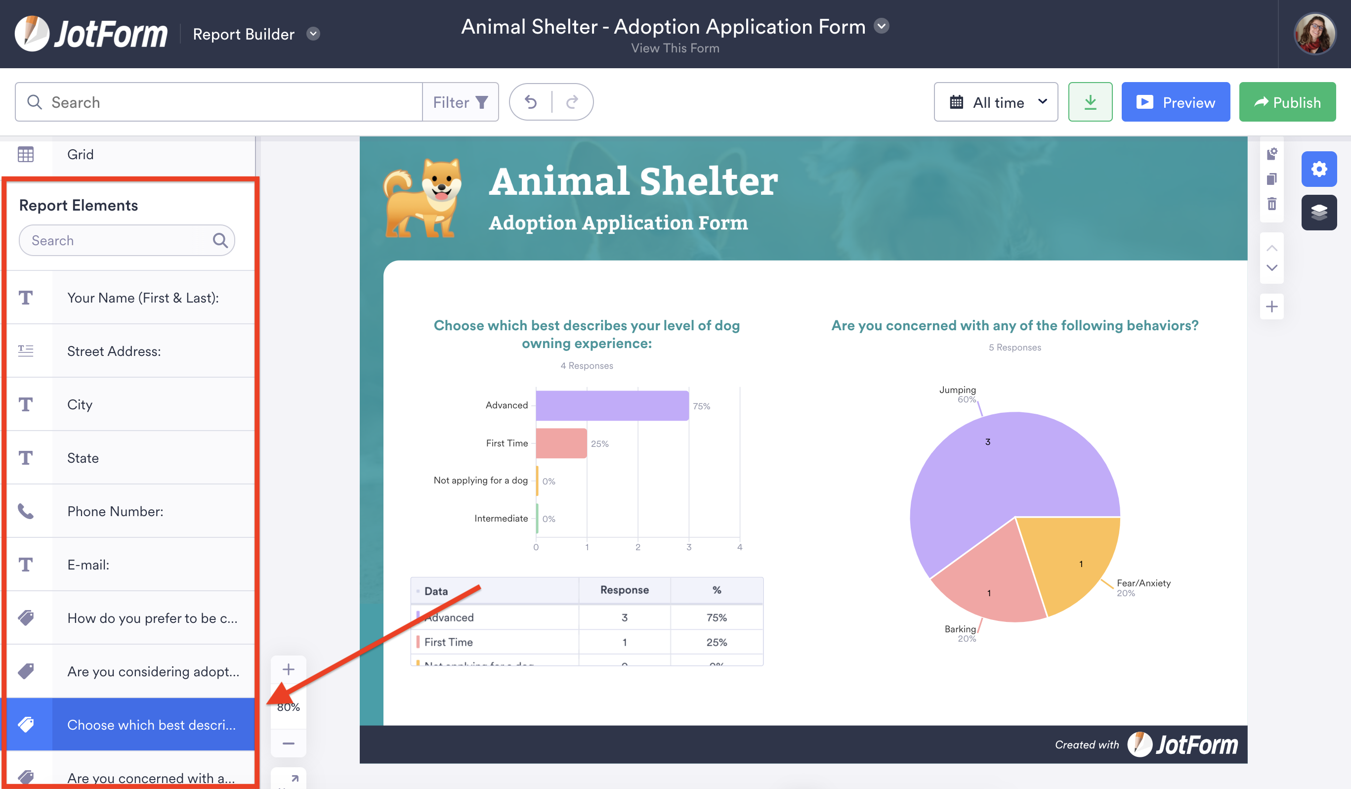 Announcing Jotform Report Builder