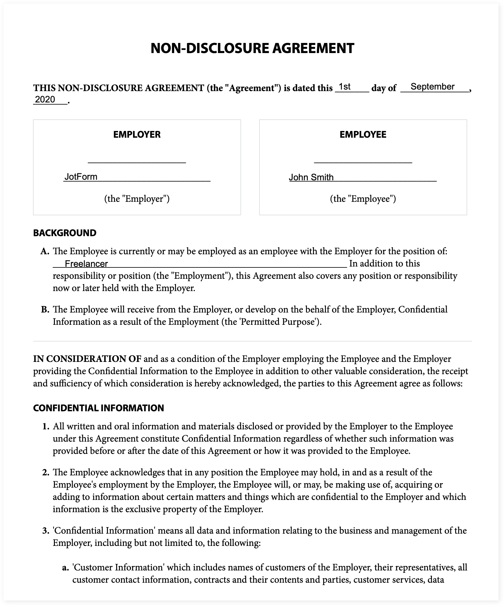 How to use Jotform Smart PDF Forms for NDA collection | The Jotform Blog