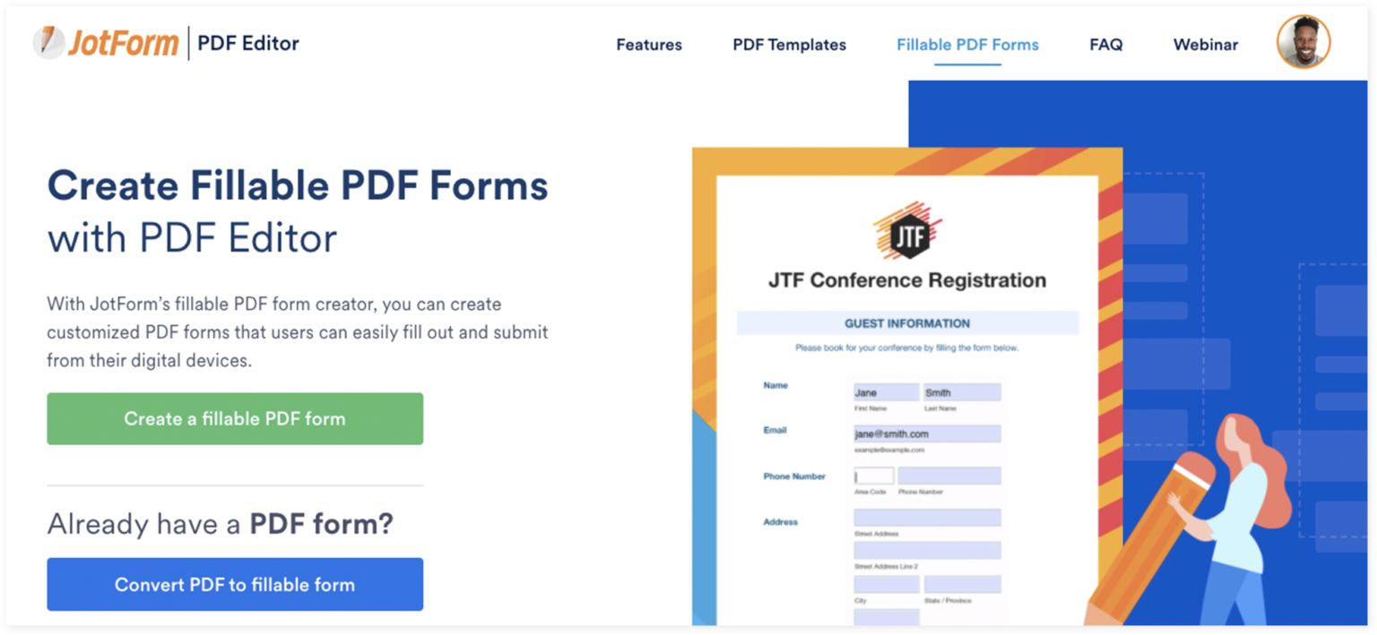 How to make a fillable PDF form without Acrobat The JotForm Blog