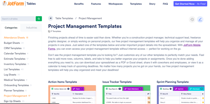 How To Use Jotform Tables To Manage Projects The Jotform Blog