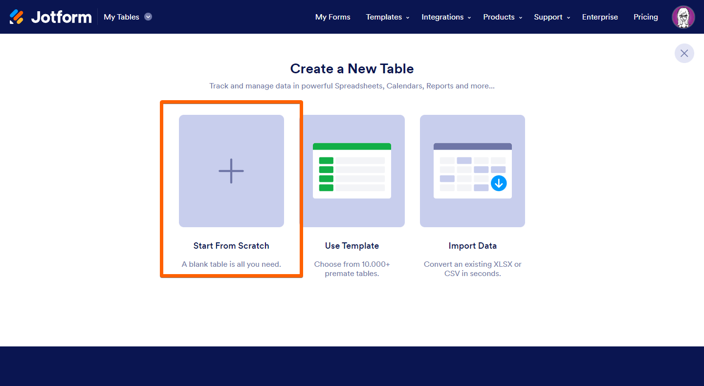 how-to-create-a-blank-table-in-jotform-tables