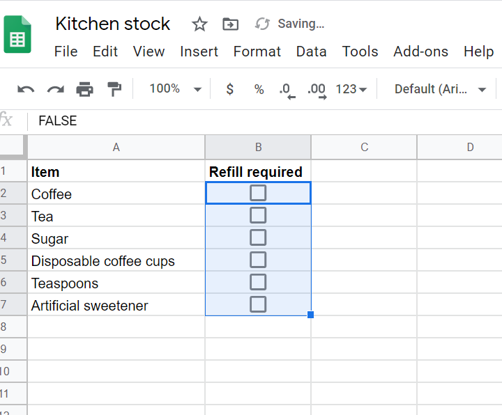 How To Insert A Checkbox In Google Sheets Heritagemaz