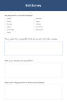 Exit survey questions to ask your former employees The Jotform Blog