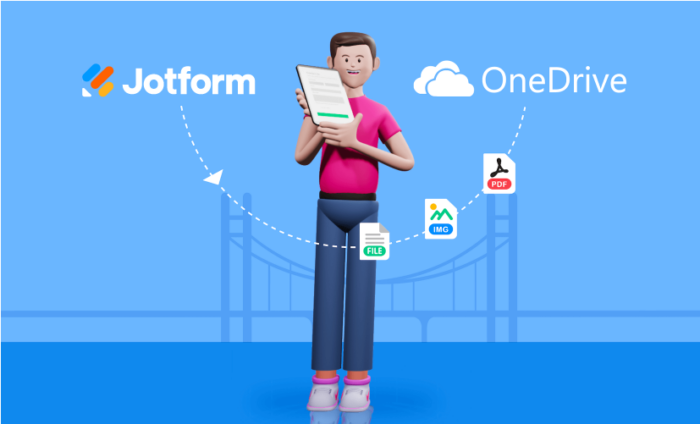 Nouvelle intégration OneDrive de Jotform