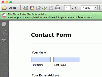 foxit pdf form creator