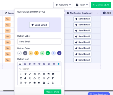 Announcing Jotform Tables Action Buttons 