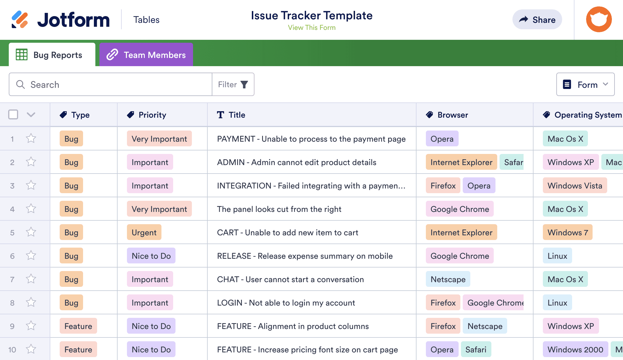 Announcing 300+ Jotform Table Templates | The Jotform Blog