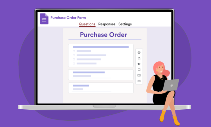 Cómo crear un pedido de compra en Google Forms