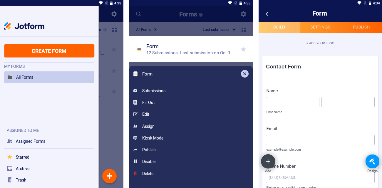 How Jotform Apps Differs From Jotform Mobile Forms?