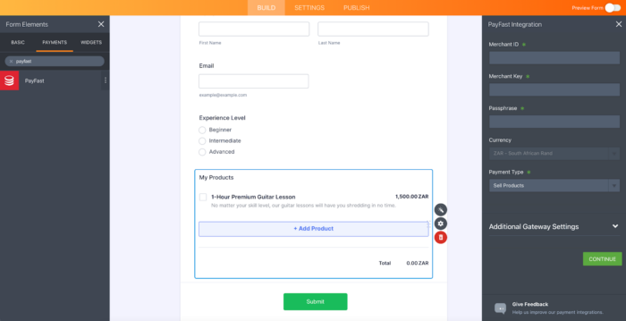 Collect Payments The Easy Way With Jotform And PayFast | The Jotform Blog