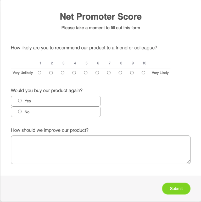 How to create an NPS survey email that gets results The Jotform Blog