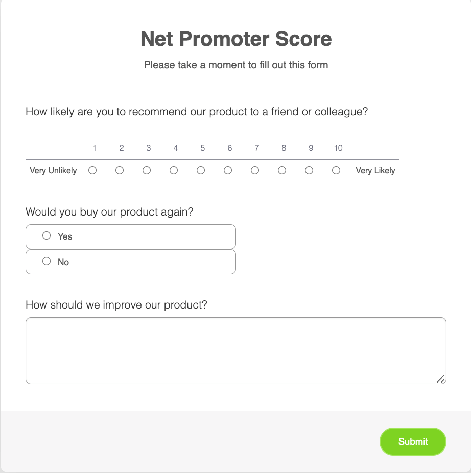 How to create an NPS survey email that gets results | The Jotform Blog