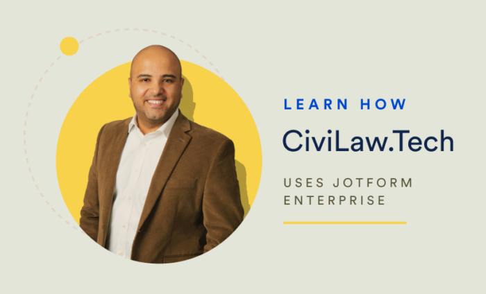 How CiviLaw Tech uses Jotform Enterprise to bridge the justice gap