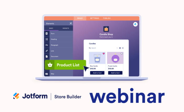 Webinar: Introducing Jotform Store Builder