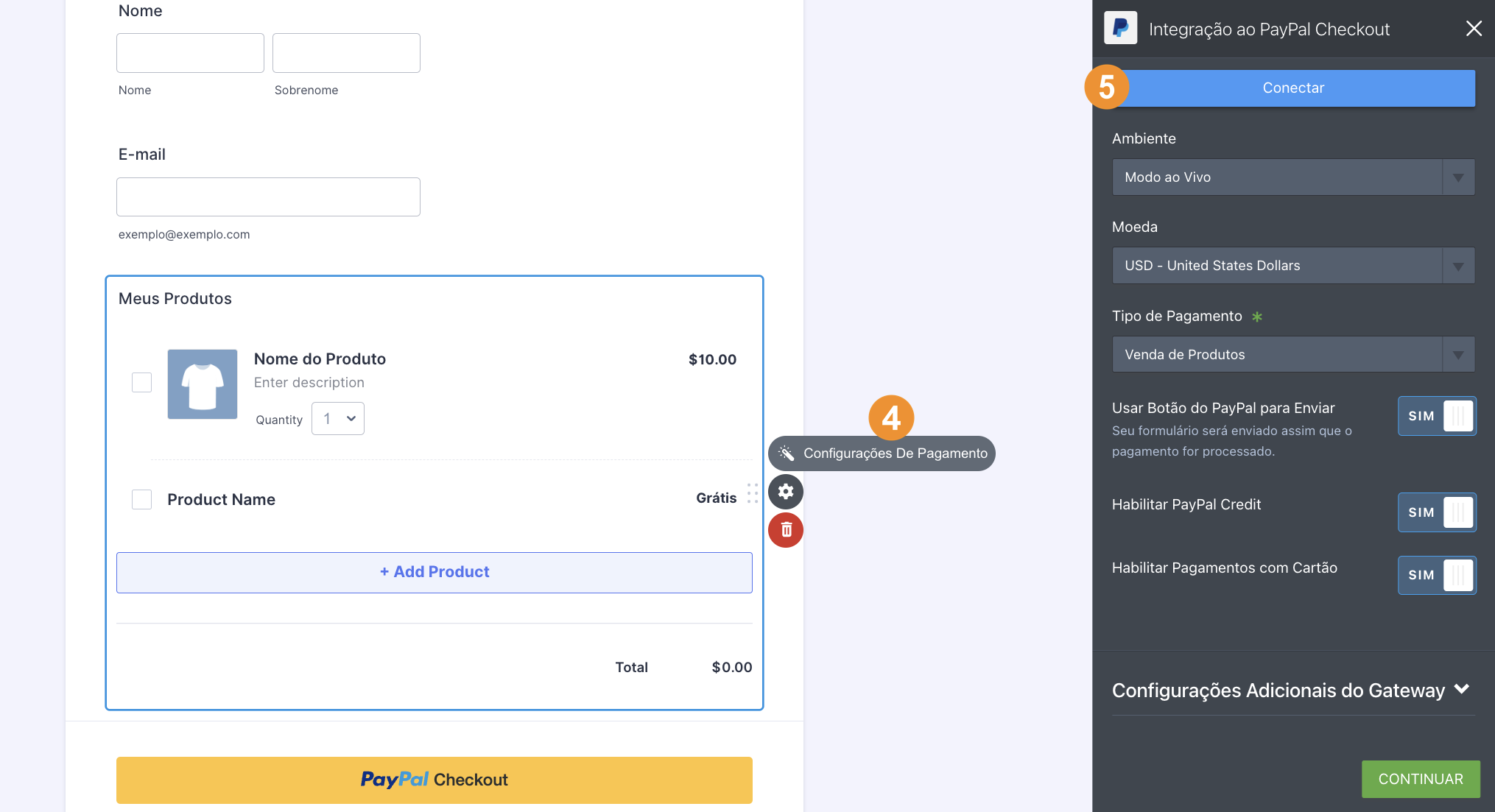 Como Integrar Seu Jotform Ao PayPal Checkout