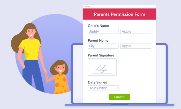 How to collect online permission slips from parents