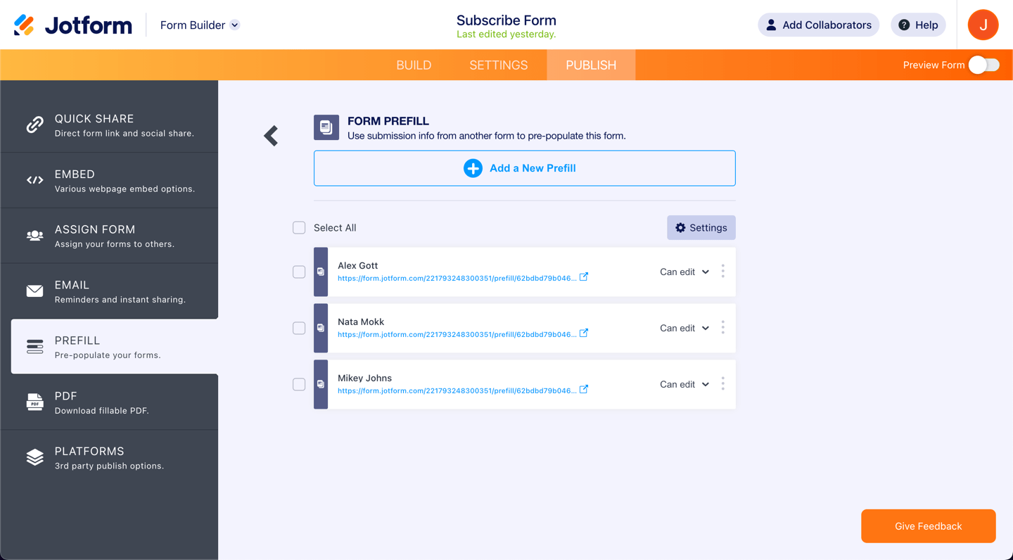 How to pass data from one form to another?