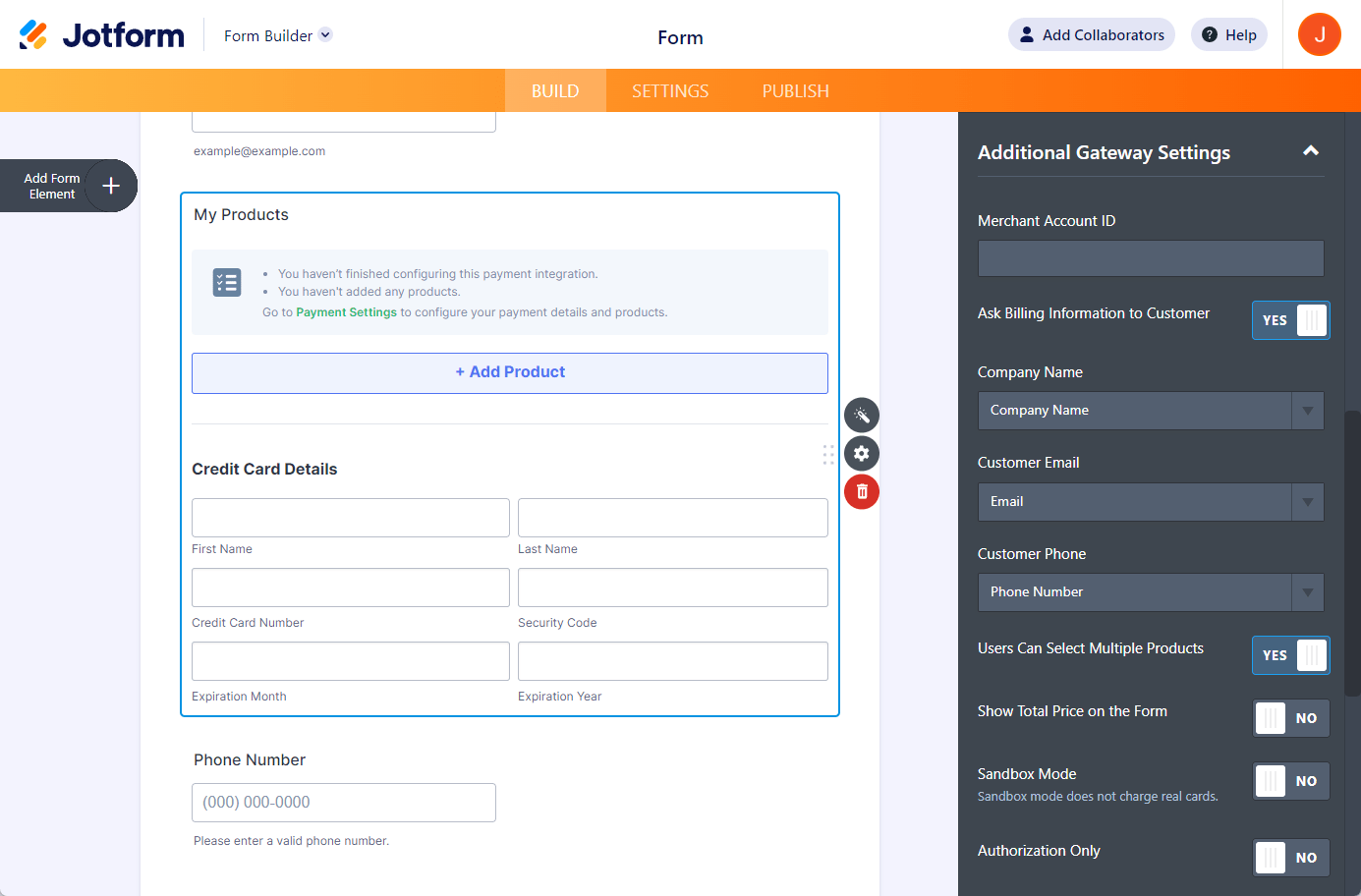 How to Integrate Braintree With Jotform