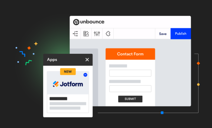 Embed Jotform into the new Unbounce Smart Builder