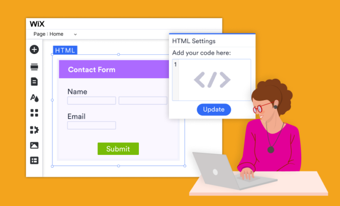 How to create a custom contact form for a Wix website