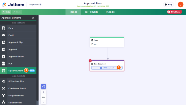 How to Request Electronic Signatures With Jotform Approvals