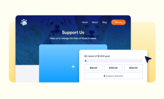 How to create a donation page