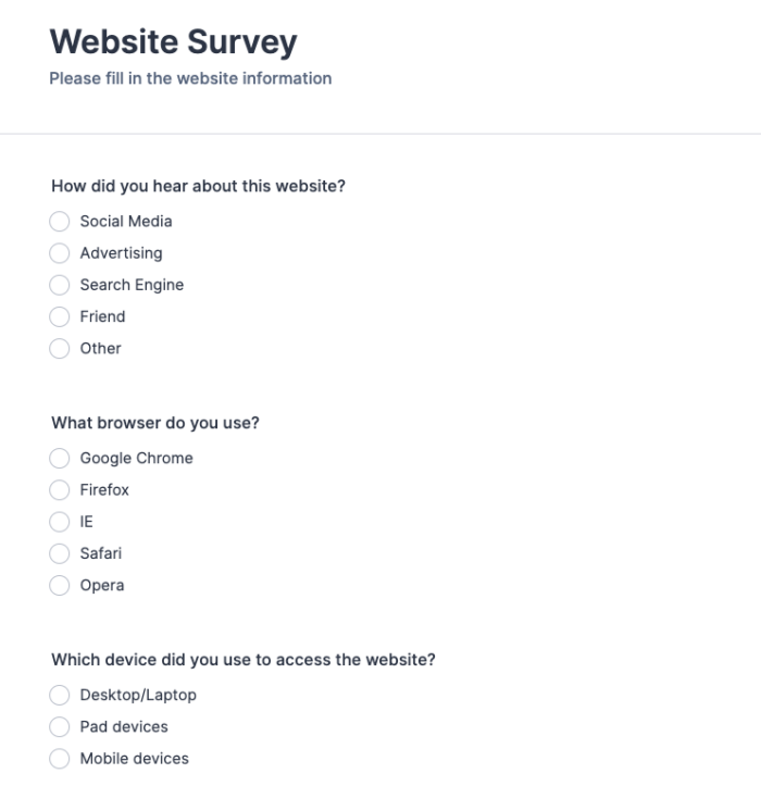 15 Website Usability Survey Questions To Ask Your User | The Jotform Blog