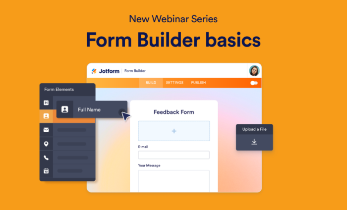 Announcing a new webinar series: Form Builder basics