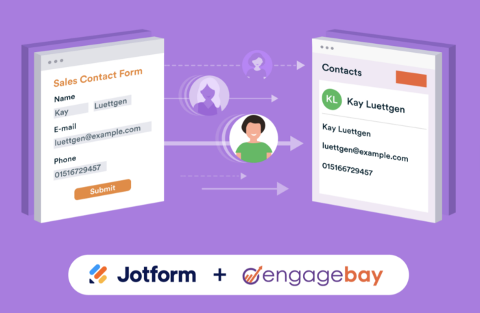 A new Jotform-EngageBay integration to automate your workflow | The ...