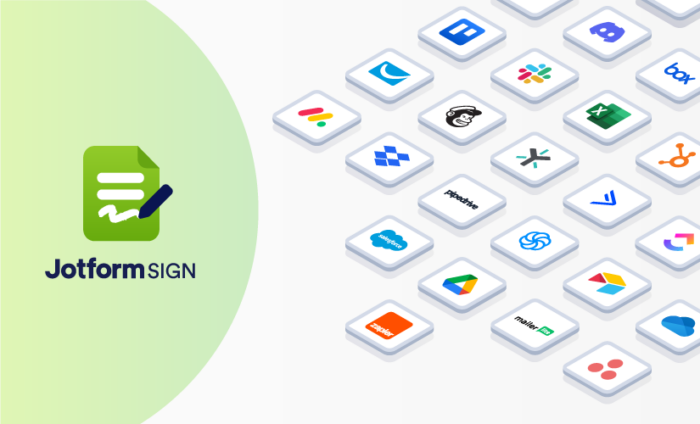 Announcing 30+ Jotform Sign integrations
