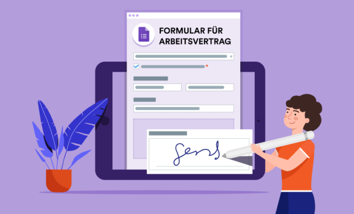 So fügen Sie eine elektronische Signatur in Google Forms hinzu