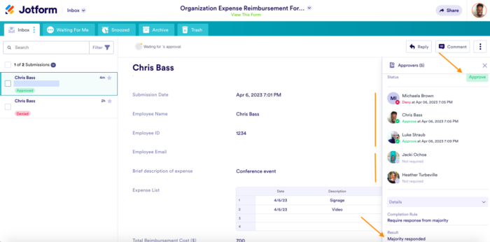 Announcing Jotform Group Approvals | The Jotform Blog